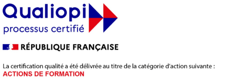 BTPS - logotype certification Qualiopi catégorie Actions de formation